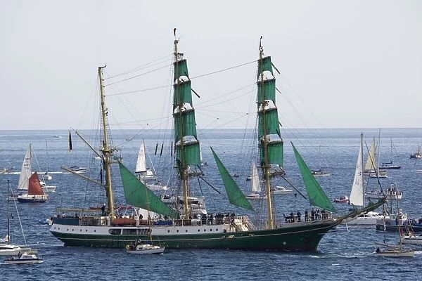 Tall Ships Regatta - Alexander von Humboldt Funchal 500 - Pendennis Point Falmouth Cornwall UK