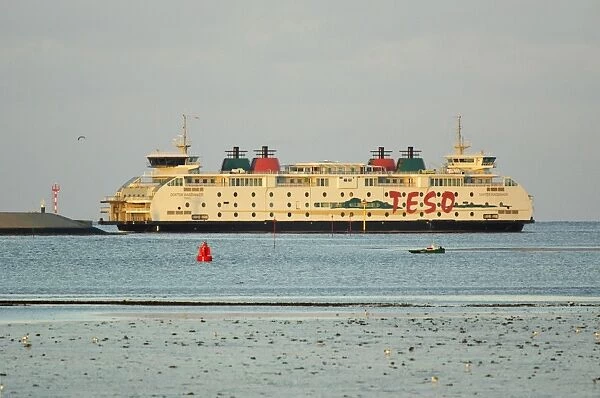 Texel Ferry - landing at island of Texel, from Den Helden, Holland