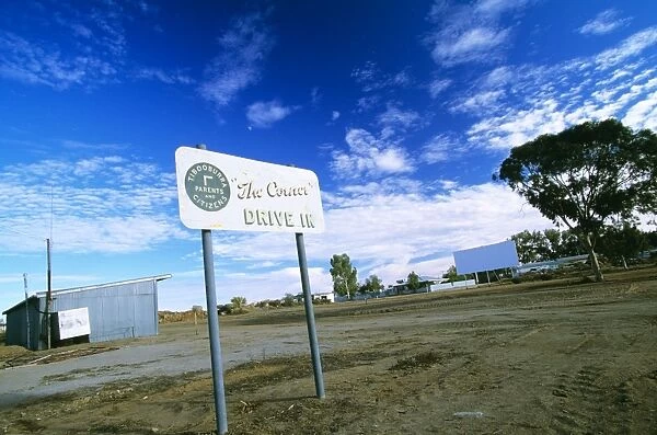Tibooburra, drive-in cinema outback New South Wales, Australia JLR08031