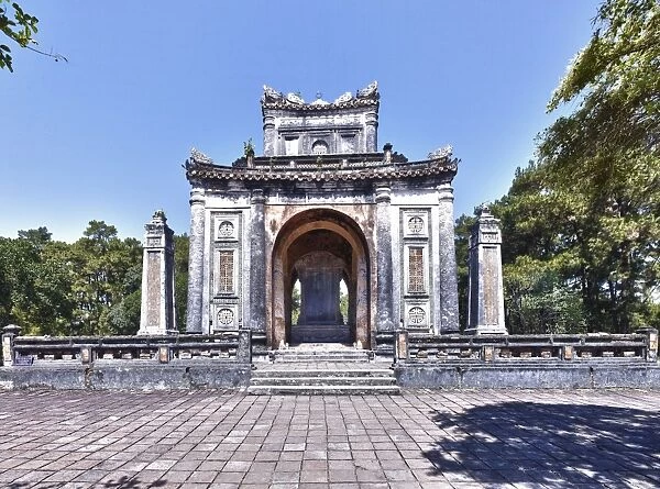 Tomb of Tu Duc-Hue-Vietnam - considered by many to be the most elegant tomb in Vietnam the mausoleum of Tu Duc was designed by the king himself - set on a pine forested hill it is flanked by beautiful lotus ponds