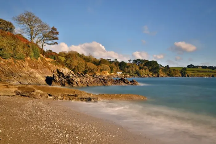 Framed Print : Trebah Garden - beach - Cornwall, UK Framed Print : Trebah Garden - beach - Cornwall, UK