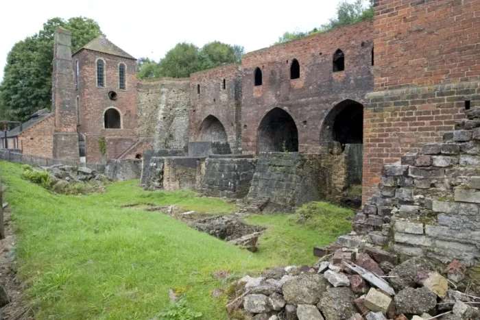 Framed Print : UK - Blists Hill blast furnaces. Coalbrookdale Victorian Village - Ironbridge Shropshire Framed Print : UK - Blists Hill blast furnaces. Coalbrookdale Victorian Village - Ironbridge Shropshire
