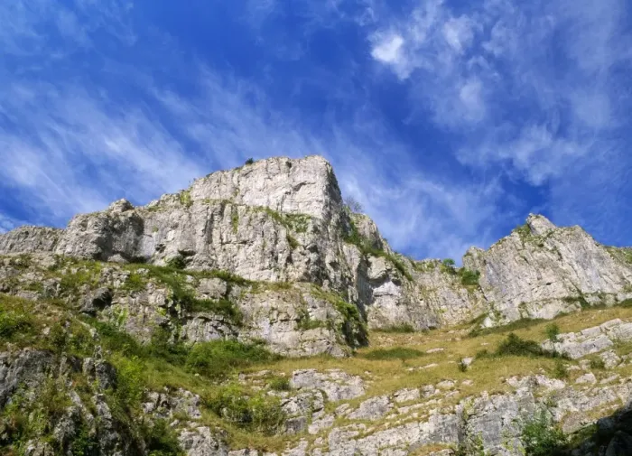 Framed Print : UK - Cheddar Gorge, Limestone cliffs, west side. Somerset, UK Framed Print : UK - Cheddar Gorge, Limestone cliffs, west side. Somerset, UK