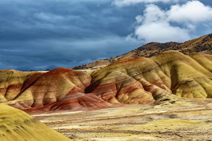 Framed Print : USA, John Day Fossil Beds, Painted Hills Unit Overlook Date: 27-09-2021 Framed Print : USA, John Day Fossil Beds, Painted Hills Unit Overlook Date: 27-09-2021
