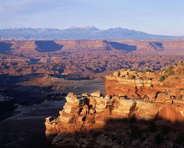 USA - La Sal Mountains in the background Canyonlands National Park, Utah, USA
