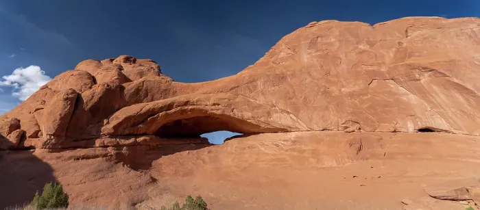 Framed Print : USA, Utah. Eye of the Whale Arch, Arches National Park. Date: 17-03-2021