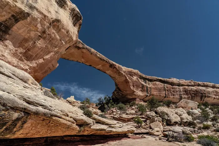 Framed Print : USA, Utah. Owachomo Bridge, Natural Bridges National Monument. Date: 29-03-2021 Framed Print : USA, Utah. Owachomo Bridge, Natural Bridges National Monument. Date: 29-03-2021