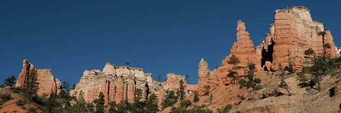 Framed Print : USA, Utah. Panoramic of hoodoos, Bryce Canyon National Park. Date: 18-10-2020