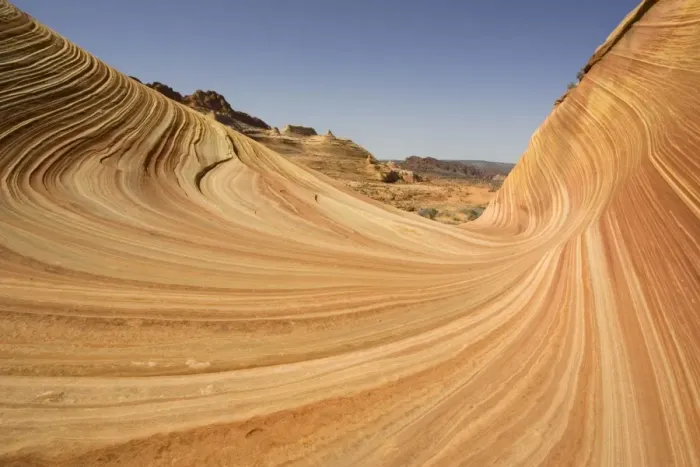 Framed Print : USA - The Wave, a breathtaking work of art, naturally carved in beautiful red and yellow striated soft Navajo sandstone. North Coyote Buttes, Paria Canyon-Vermilion Cliffs Wilderness, Vermilion Cliffs National Monument, Arizona, USA Framed Print : USA - The Wave, a breathtaking work of art, naturally carved in beautiful red and yellow striated soft Navajo sandstone. North Coyote Buttes, Paria Canyon-Vermilion Cliffs Wilderness, Vermilion Cliffs National Monument, Arizona, USA