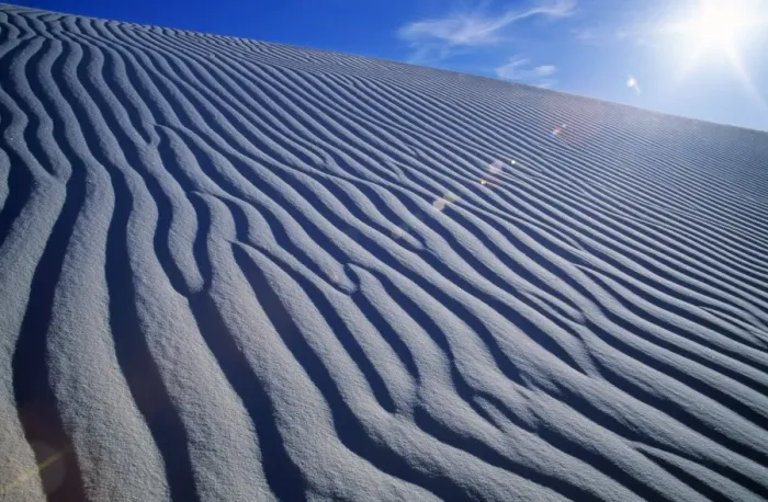Framed Print : USA - white sand desert, showing patterns New Mexico, USA Framed Print : USA - white sand desert, showing patterns New Mexico, USA
