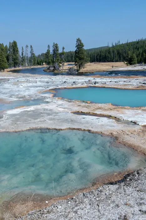 Framed Print : USA, Wyoming, Yellowstone National Park, Biscuit Basin, Black Diamond Pool. Date: 08-10-2020 Framed Print : USA, Wyoming, Yellowstone National Park, Biscuit Basin, Black Diamond Pool. Date: 08-10-2020