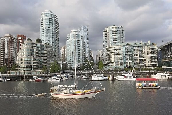 Vancouver depuis Granville island vancouver Colombie britannique . Canada