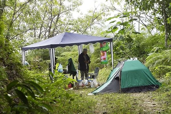Venezuela - campsite in rainforest