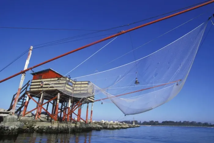 Framed Print : Venice Lagoon - Fishing nets - Italy Framed Print : Venice Lagoon - Fishing nets - Italy