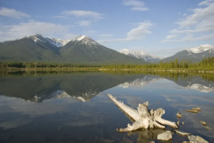 Framed Print : Vermillion Lakes - Banff National Park - Alberta, Canada LA004215 Framed Print : Vermillion Lakes - Banff National Park - Alberta, Canada LA004215
