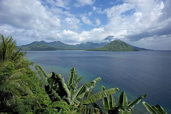 View toward Island of Tidore from Ternate - Spice Islands Indonesia