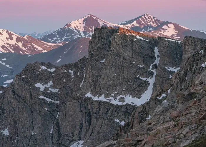 Framed Print : View from Mount Evans of Mount Bierstadt and The Sawtooth, Colorado Date: 15-06-2021 Framed Print : View from Mount Evans of Mount Bierstadt and The Sawtooth, Colorado Date: 15-06-2021