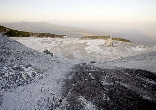 View from the top of Oldoynio Lengai Volcano  /  'The Mountain of God' - Tanzania - Africa