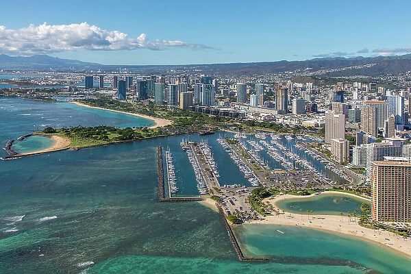 Waikiki, Honolulu, Oahu, Hawaii Date: 01-12-2020