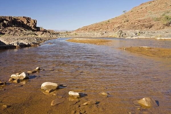 Water in the Desert Precious water near Palmwag Damaraland, Namibia, Africa