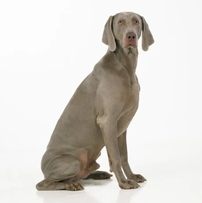 Framed Print : Weimaraner Dog