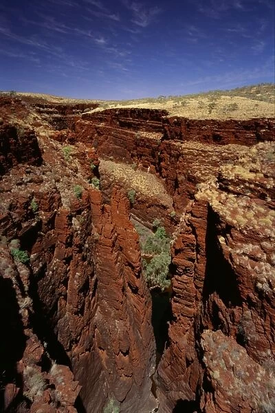 Western Australia, Karijini National Park, Pilbara region. Junction of Red, Joffre and Hancock Gorges. JPF28110