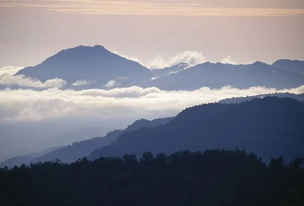Western Sepik Torricelli Mountain range from Mt Somoro - Papua New Guinea