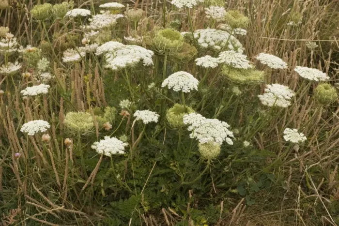 Framed Print : Wild carrot (Daucus carota), on the Dorset coast Framed Print : Wild carrot (Daucus carota), on the Dorset coast