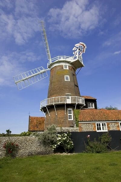 Windmill now a b&b restaurant Cley next the sea North Norfolk UK