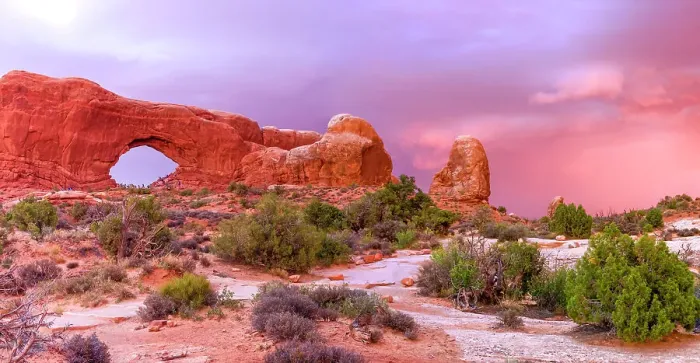 Framed Print : Windows. Arches National Park. Utah, USA. Date: 20-07-2021