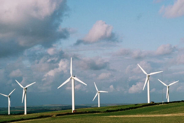 Windturbines Windmill, Cornwall, UK