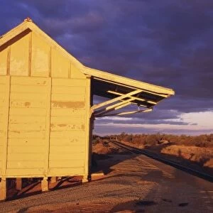 Australia - Outback railway station near Broken Hill