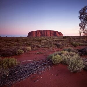 Ayers Rock JLR 65 Known as Uluru by Aboriginal people Central Australia © Jean-Marc La-Roque / ardea. com