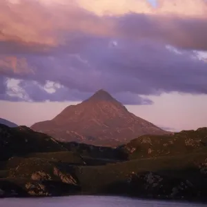 Ben Stack - in Evening Light - Higlands - UK LA001953 Ben Stack - in Evening Light - Higlands - UK LA001953