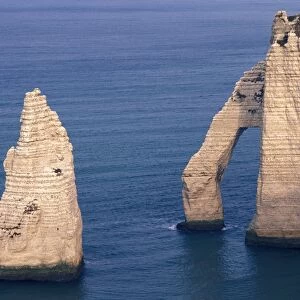 Chalk Cliff Etretat's cliff, Normandy. France