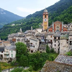 France - village in Mercanour National park, Alpes