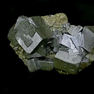 Galena (PbS - lead sulfide) -The primary ore of lead - Sweetwater mine - Viburnum trend - Missouri - USA