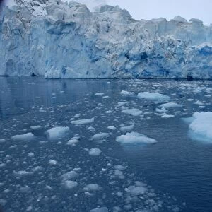 Glacier ice in Drygalski Fjord - South Georgia - Antarctica