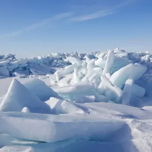 Ice floe Magdalen islands Canada Ice floe Magdalen islands Canada