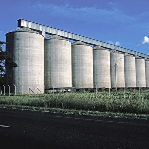 Maize storage silos Africa - near Chinhoyi Zimbabwe