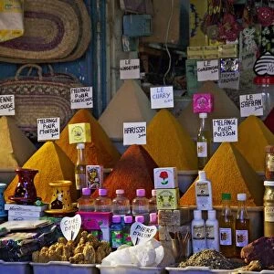 Morocco - market stall selling spices