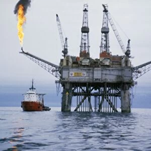 Oil Rig North Sea