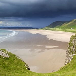 Rhossili - Beach and Down - Gower - Wales - UK