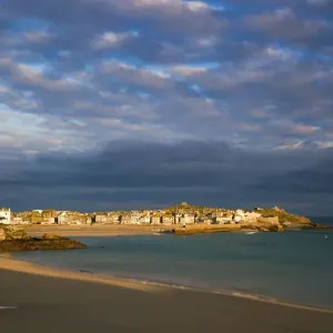 St Ives - Porthminster beach in foreground - Cornwall - UK St Ives - Porthminster beach in foreground - Cornwall - UK