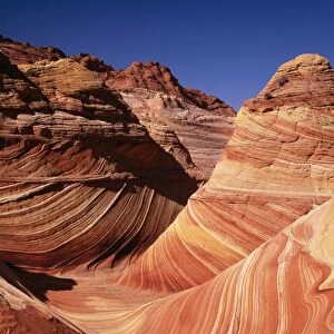 USA Plateau cross-bedded navajo sandstone. Utah, Colorado