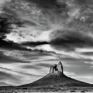 USA, Wyoming. The Boars Tusk, Red Desert. Date: 26-06-2020 USA, Wyoming. The Boars Tusk, Red Desert. Date: 26-06-2020
