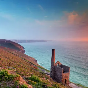 Wheal Coates - at sunset - St Agnes, Cornwall, UK