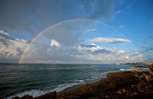 Cyprus Gallery: 180 degree rainbow after early morning storm