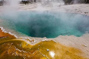 Images Dated 6th June 2013: Abyss Pool Hot Spring - at West Thumb Geyser Basin