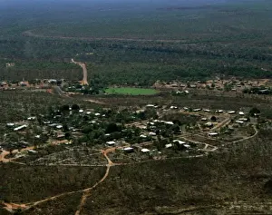 Cities Prints: Aerial - Borroloola Northern Territory, Australia JPF48663